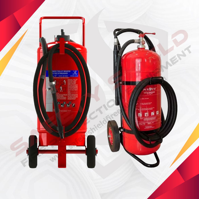 ABC Trolley Mounted Mobile Fire Extinguisher Suppliers in Chennai