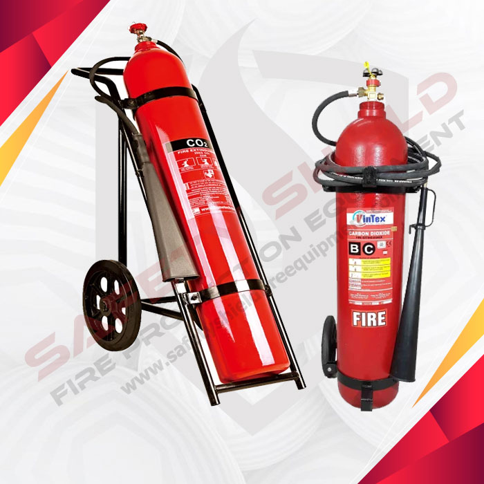 CO2 Trolley Mounted Mobile Fire Extinguisher Suppliers in Chennai